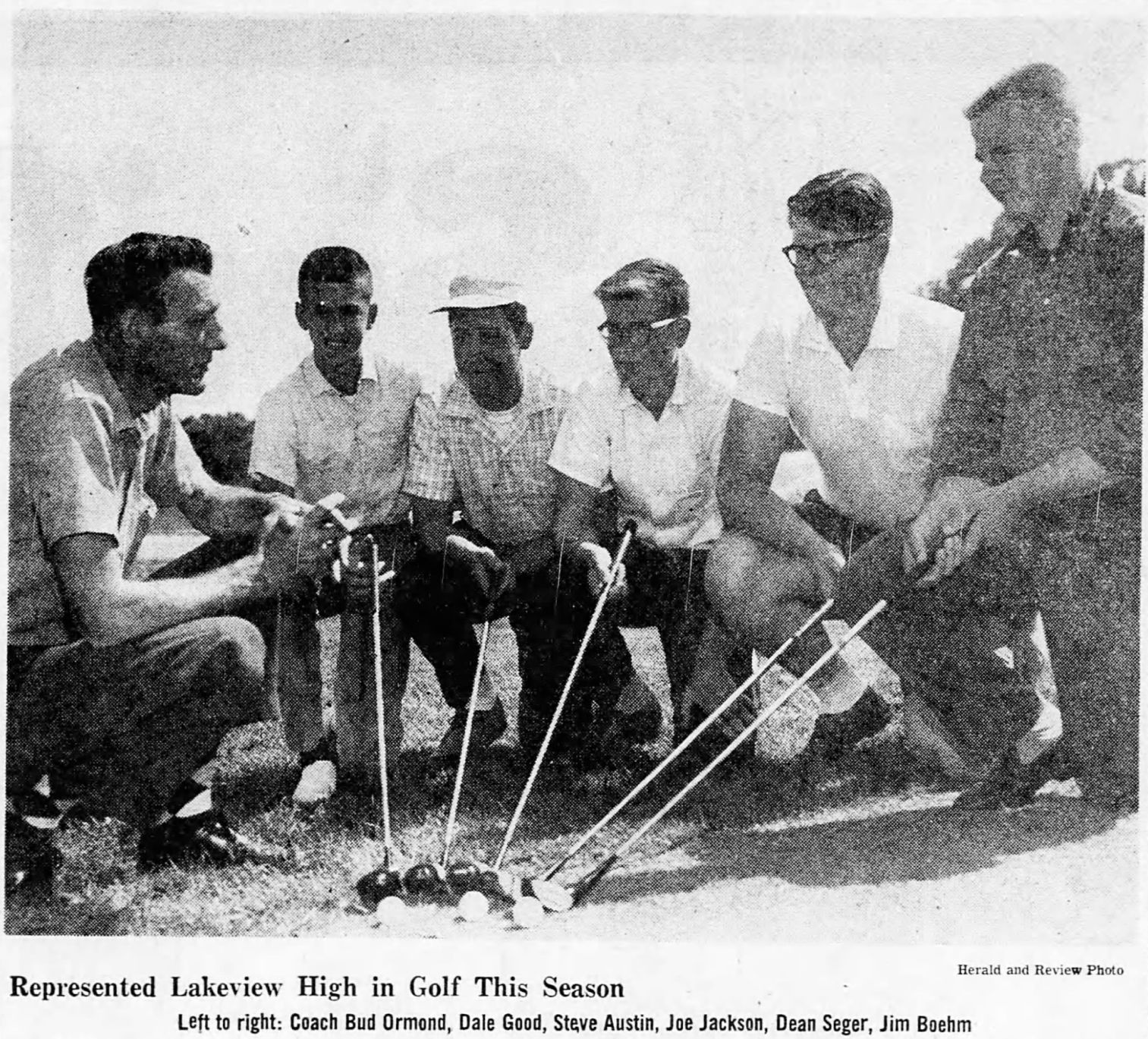 Represented Lakeview High in golf this season